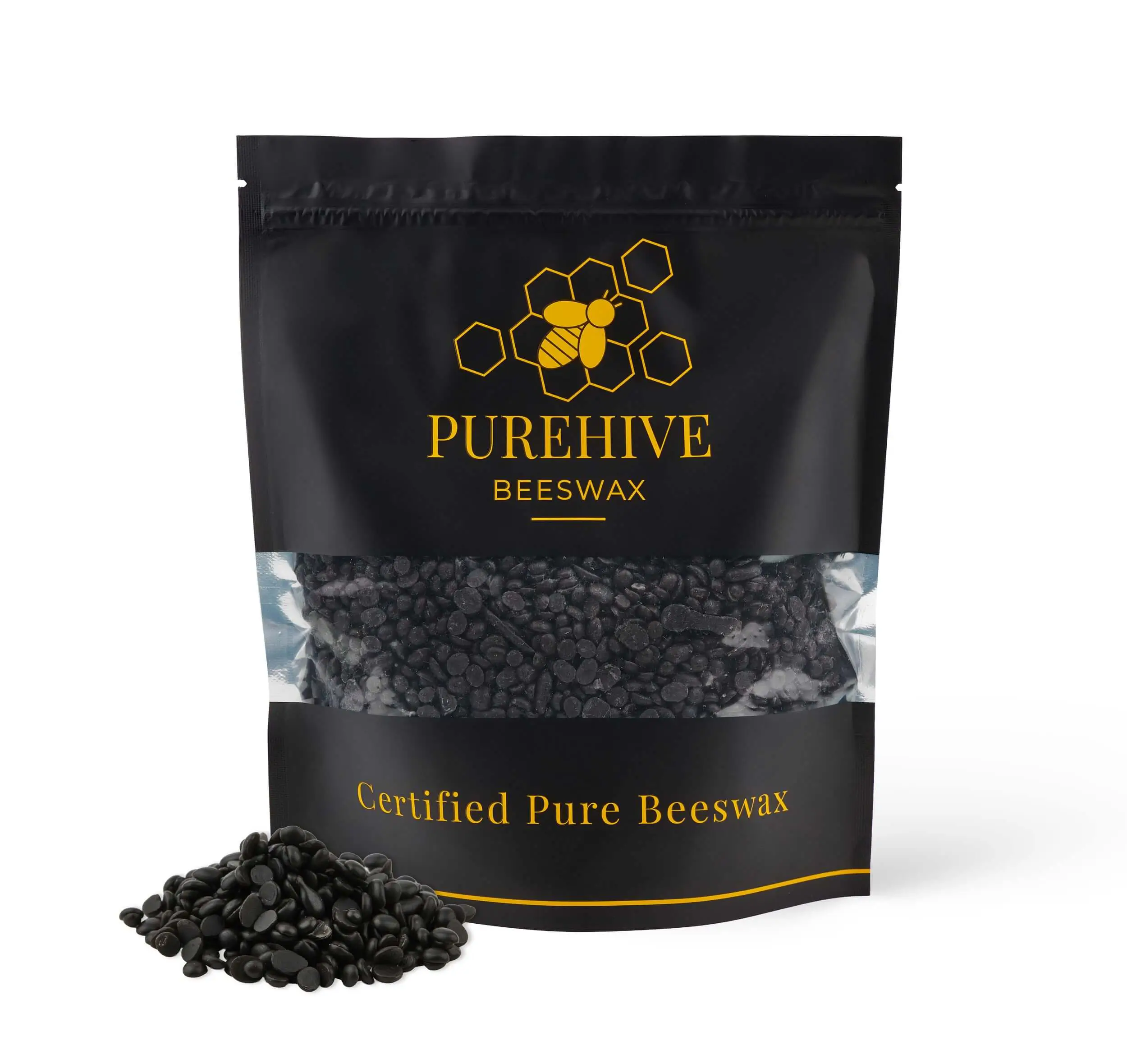 Black Pellets Bag With Pile