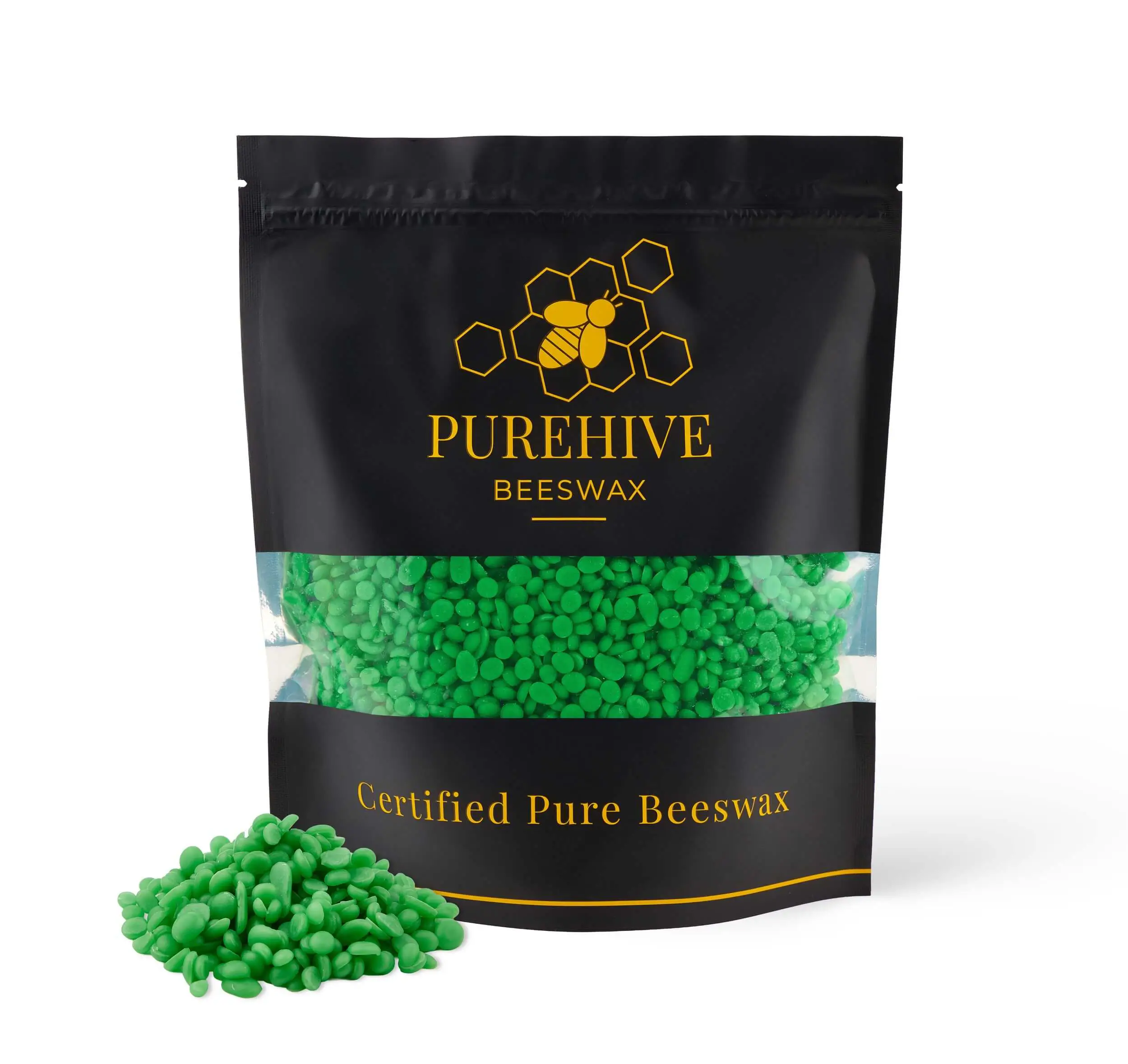 Green Pellets Bag With Pile