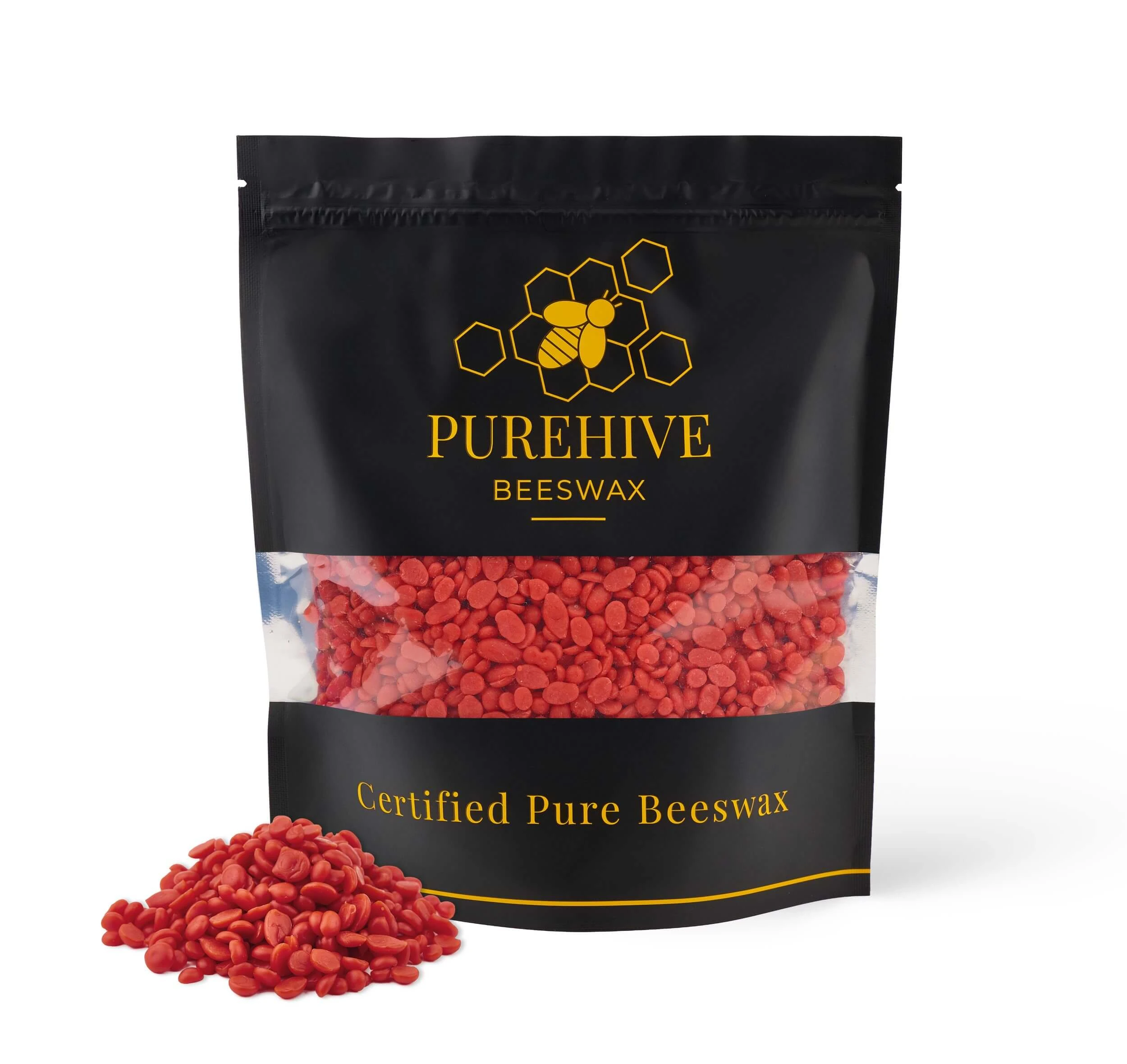 Red Pellets Bag With Pile