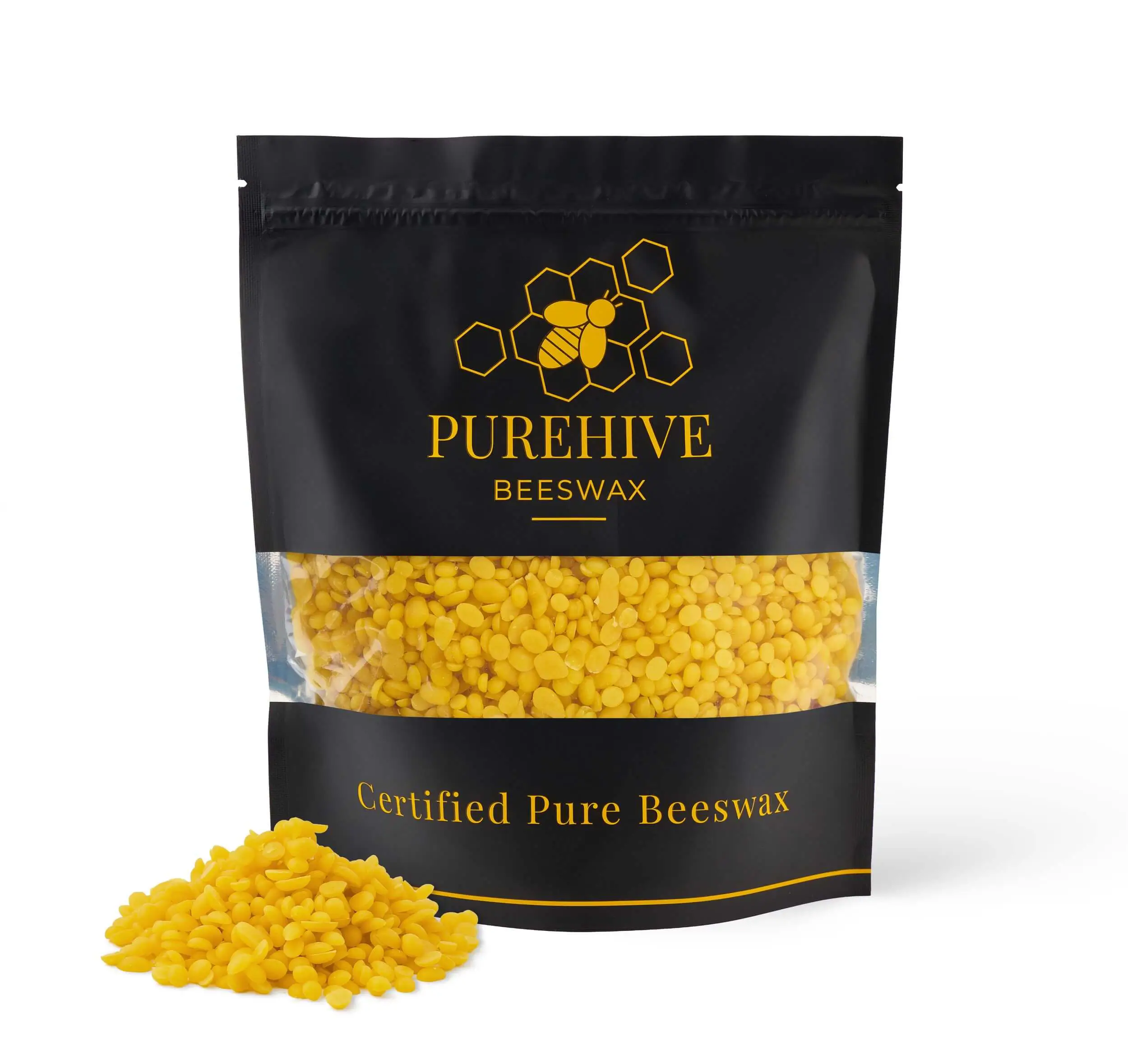 Yellow Pellets Bag With Pile